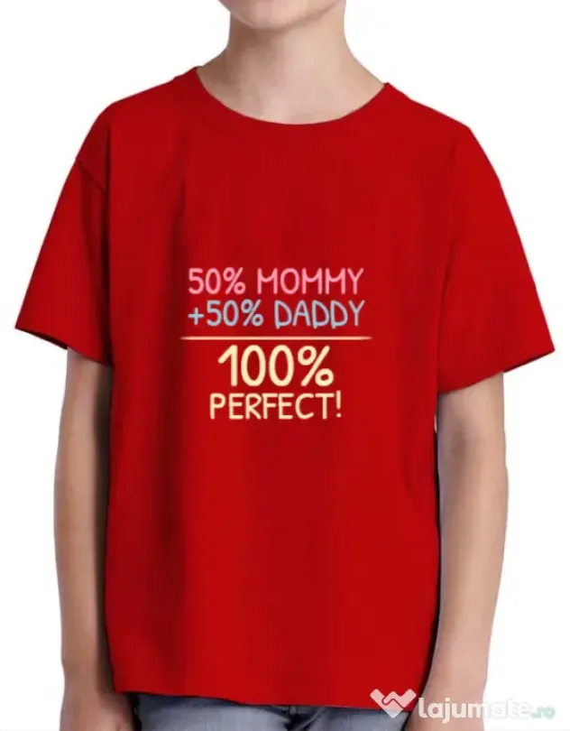 Tricou ADLER copil Perfect baby Rosu