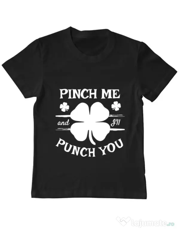 Tricou ADLER copil Pinch me Negru