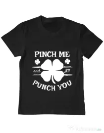Tricou ADLER copil Pinch me Negru