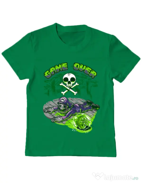 Tricou ADLER copil Poisonous mushroom Verde mediu