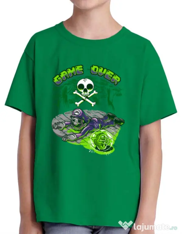 Tricou ADLER copil Poisonous mushroom Verde mediu