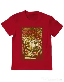 Tricou ADLER copil Robot Toaster Rosu