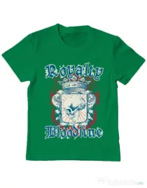 Tricou ADLER copil Royalty bloodline Verde mediu