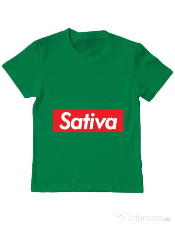 Tricou ADLER copil Sativa Verde mediu