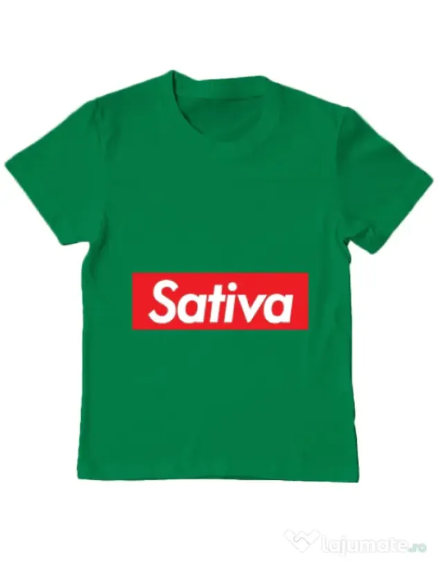 Tricou ADLER copil Sativa Verde mediu