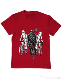 Tricou ADLER copil Star bikers Rosu