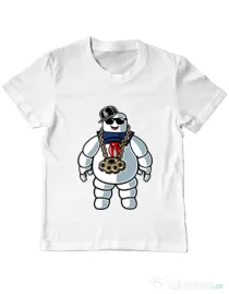 Tricou ADLER copil Stay Dope Alb