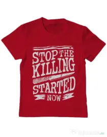 Tricou ADLER copil Stop The Killing Started Now Rosu