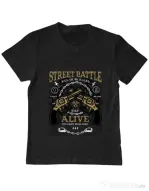 Tricou ADLER copil Street Battle Negru