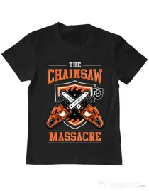 Tricou ADLER copil The Chainsaw Massacre Negru