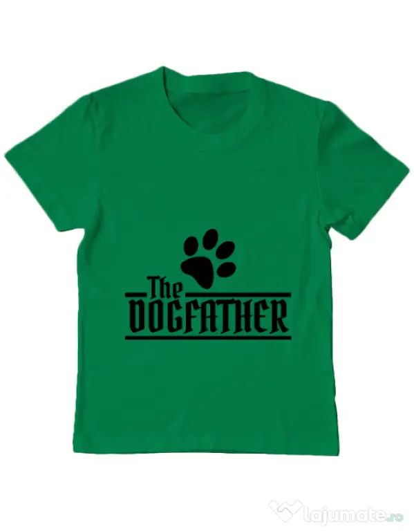 Tricou ADLER copil The dogfather Verde mediu