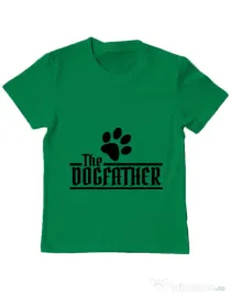 Tricou ADLER copil The dogfather Verde mediu