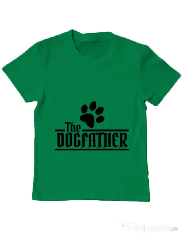 Tricou ADLER copil The dogfather Verde mediu