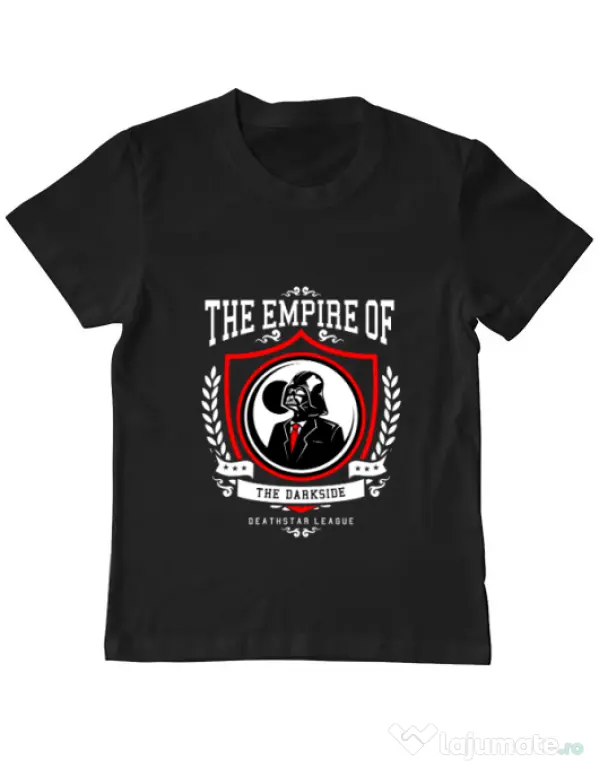 Tricou ADLER copil The Empire of Darkside Negru