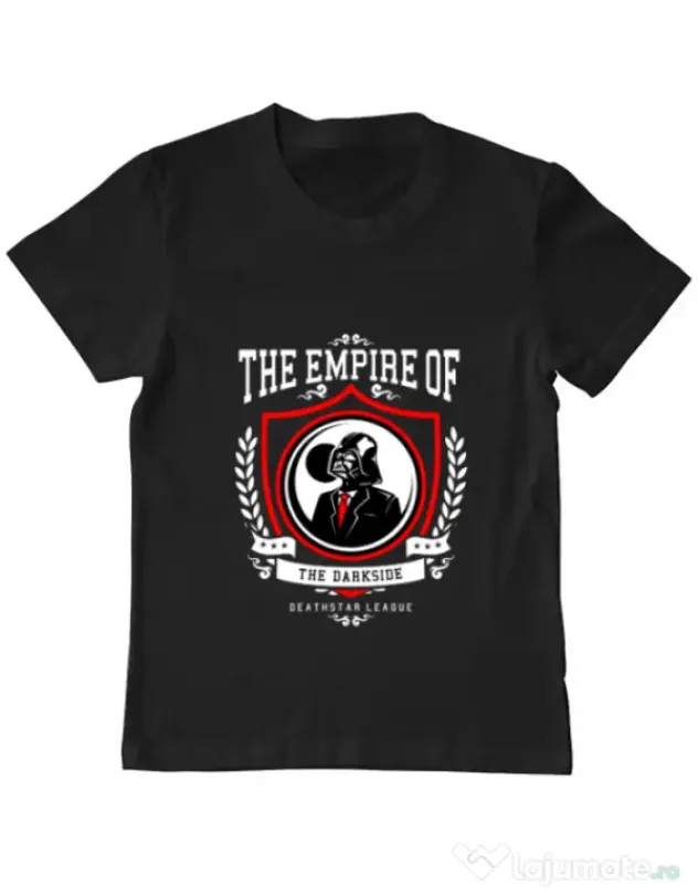 Tricou ADLER copil The Empire of Darkside Negru