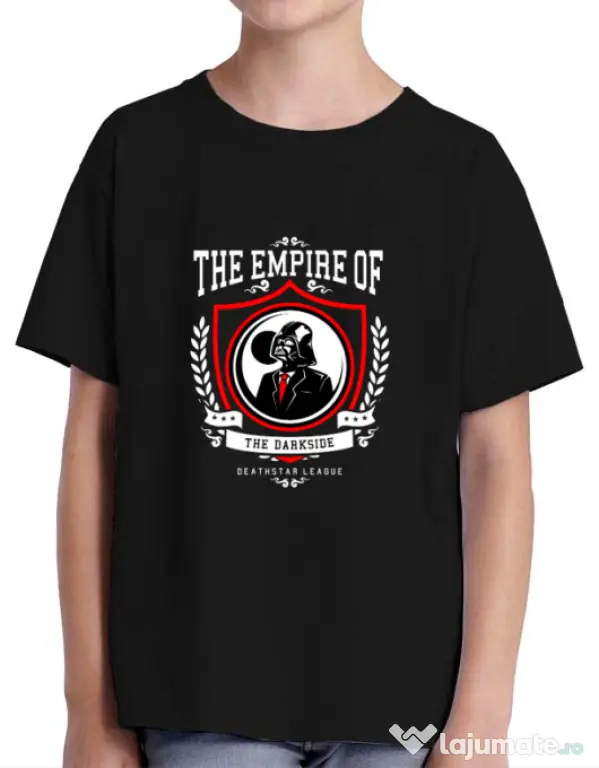 Tricou ADLER copil The Empire of Darkside Negru
