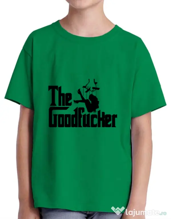 Tricou ADLER copil The goodfucker Verde mediu