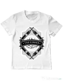 Tricou ADLER copil The Sinner Alb