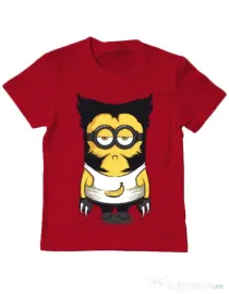 Tricou ADLER copil Wolve minion Rosu