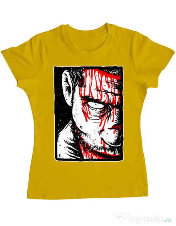 Tricou ADLER dama Zomblood Galben