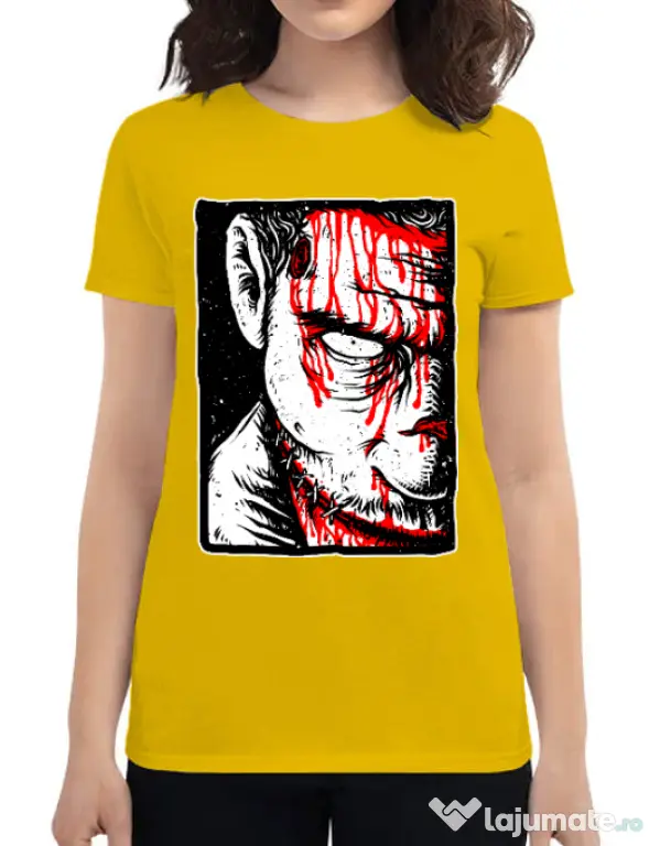 Tricou ADLER dama Zomblood Galben