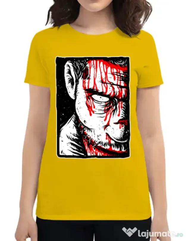 Tricou ADLER dama Zomblood Galben