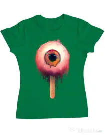 Tricou ADLER dama Eyesicle Verde mediu