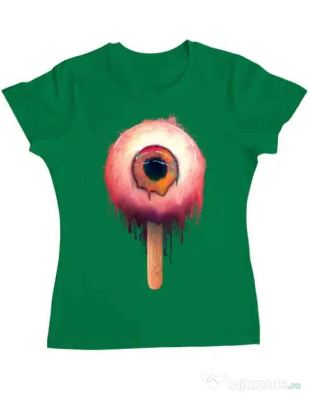 Tricou ADLER dama Eyesicle Verde mediu