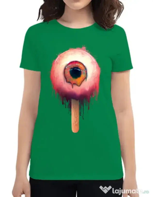 Tricou ADLER dama Eyesicle Verde mediu