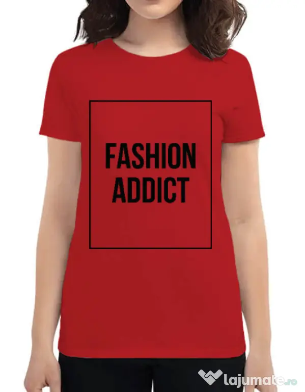 Tricou ADLER dama Fashion addict Rosu