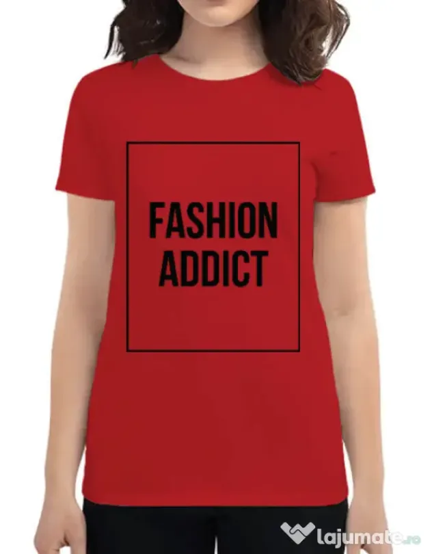 Tricou ADLER dama Fashion addict Rosu