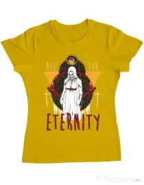 Tricou ADLER dama All for eterniry Galben