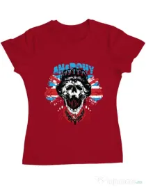 Tricou ADLER dama Anarchy queen Rosu