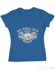 Tricou ADLER dama Grim reaper Albastru azuriu