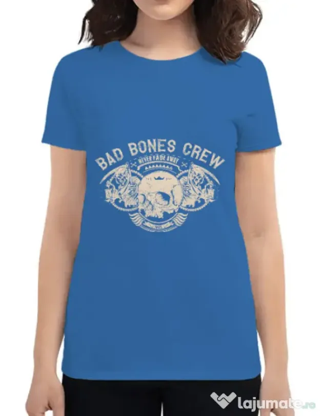 Tricou ADLER dama Grim reaper Albastru azuriu
