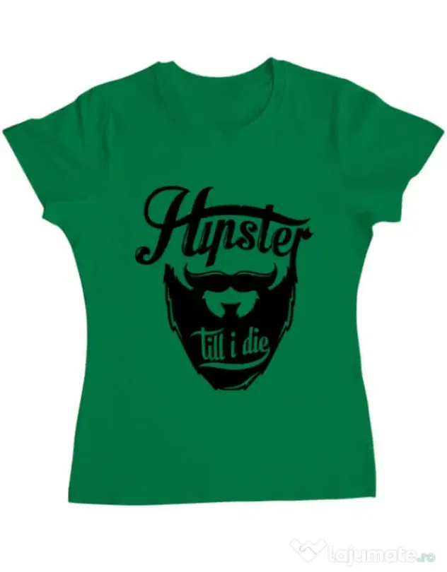 Tricou ADLER dama Till I die Verde mediu