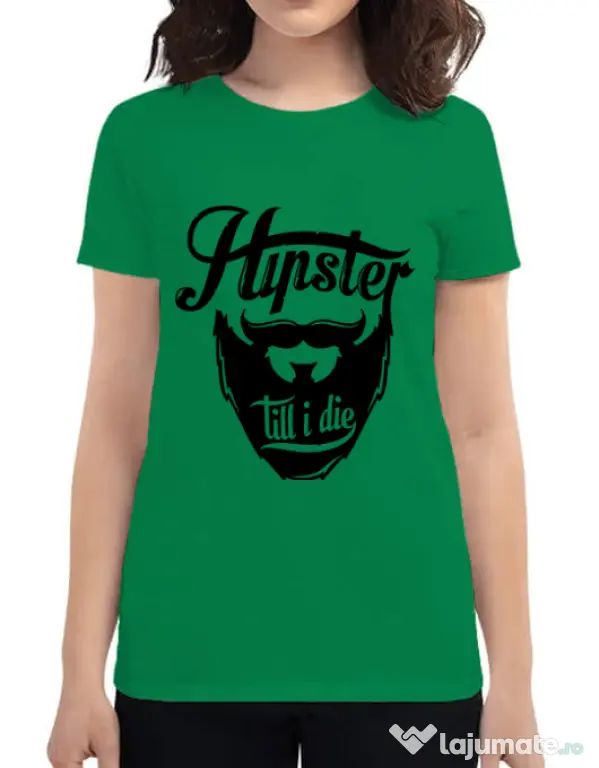 Tricou ADLER dama Till I die Verde mediu