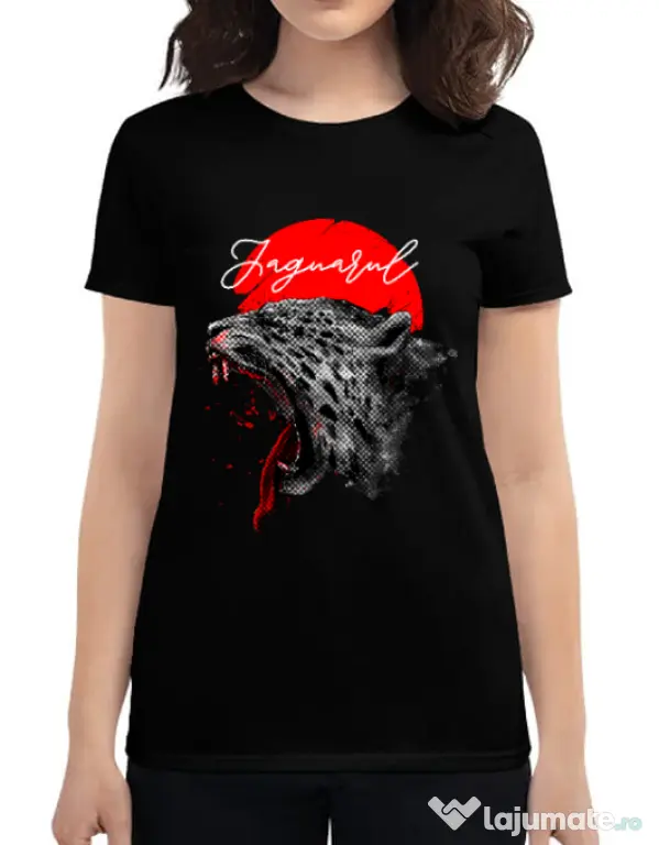 Tricou ADLER dama Scream Negru