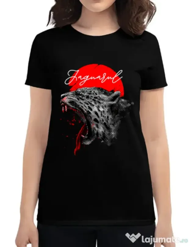 Tricou ADLER dama Scream Negru
