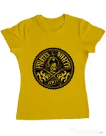 Tricou ADLER dama Pirates of the north Galben