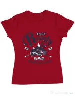 Tricou ADLER dama Ready for adventure Rosu