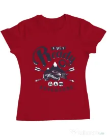 Tricou ADLER dama Ready for adventure Rosu