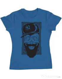 Tricou ADLER dama Swag Albastru azuriu