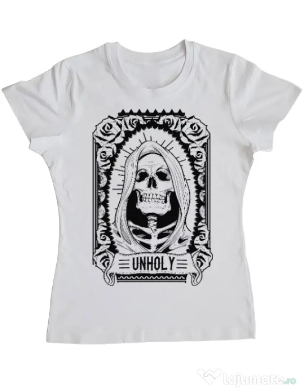 Tricou ADLER dama Unholy Alb