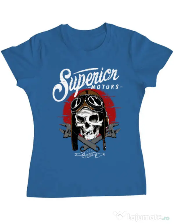 Tricou ADLER dama Superior Albastru azuriu