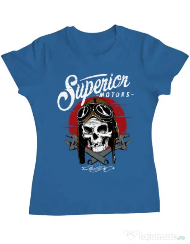 Tricou ADLER dama Superior Albastru azuriu