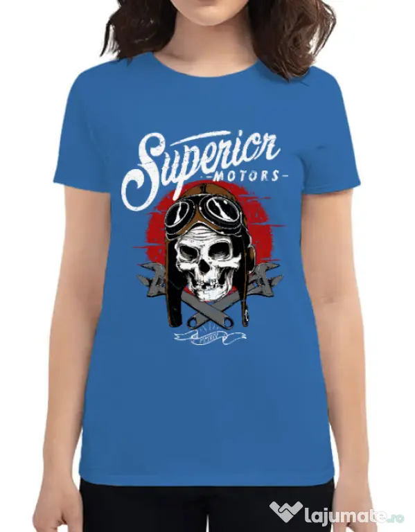 Tricou ADLER dama Superior Albastru azuriu