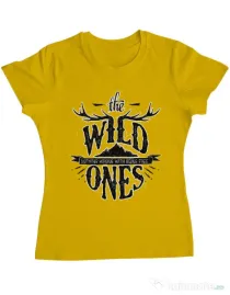 Tricou ADLER dama The Wild Ones Galben