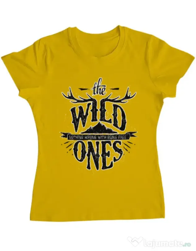 Tricou ADLER dama The Wild Ones Galben