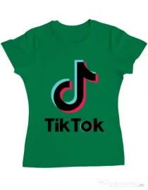 Tricou ADLER dama Tik Tok Verde mediu